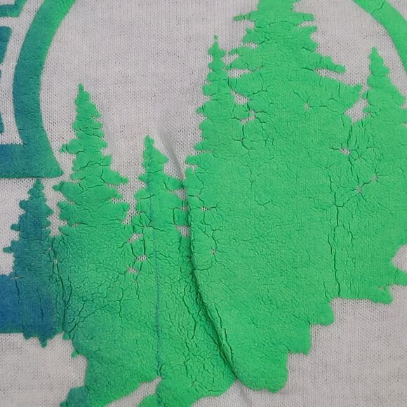 Vintage 80s Hanes Shirt Womens XL 22x26 White - Picture 11 of 12